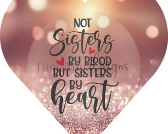 Sisters in Heart PNG: Clipart (Digital Download)