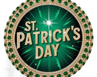 St Patrick's Day Sublimation Design: Festive Green PNG (Digital Download)