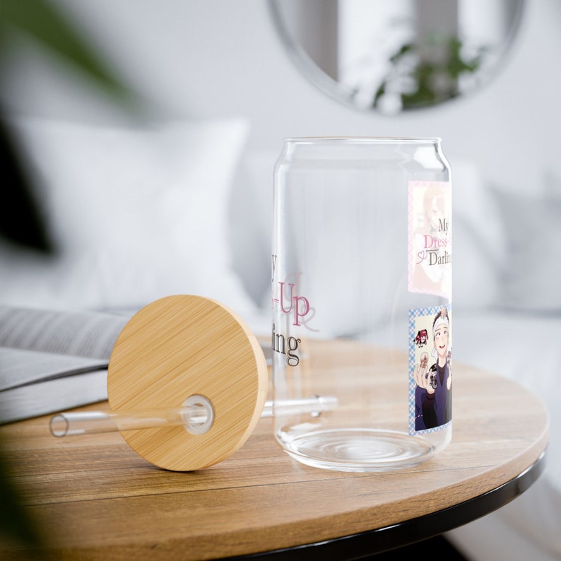 Colorful My Dress-Up Darling Sipper Glass, Anime Sipper Glass, Anime Coffee Cup, Anime Gifts, Anime Cup, Manga, Iced Anime Cup, 16oz image 10