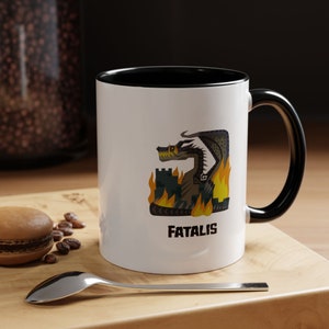 MHW Fatalis Mug, Gaming Coffee Mug