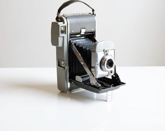ポラロイドランドカメラ MODEL.80 ハラインダー　蛇腹カメラ Vintage Polaroid Land Camera Model 80 HiLander w/Flash 2 Rolls