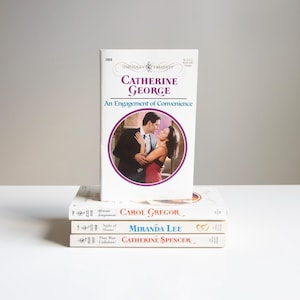 1990s 4 Vintage Romance Novels -  Harlequin