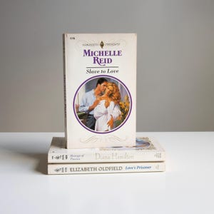 1990s 3 Vintage Romance Novels - Harlequin