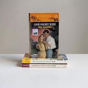 1990s 3 Vintage Romance Novels - Harlequin