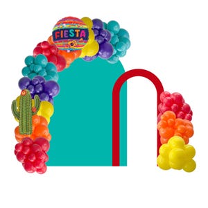 Fiesta Balloon Garland- Bright Colors- Birthday Party, Fiesta Celebration, Taco Tuesday, Cinco de Mayo
