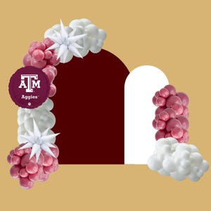 Texas A&M Aggies Balloon Garland: Tailgate Party, Football Celebration, College Graduation