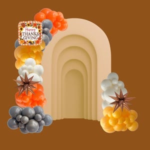 Thanksgiving Balloon Garland-Fall Colors, Thanksgiving Mantle