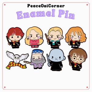 Épinglette en émail Harry Potter – Épinglette personnage du monde sorcier