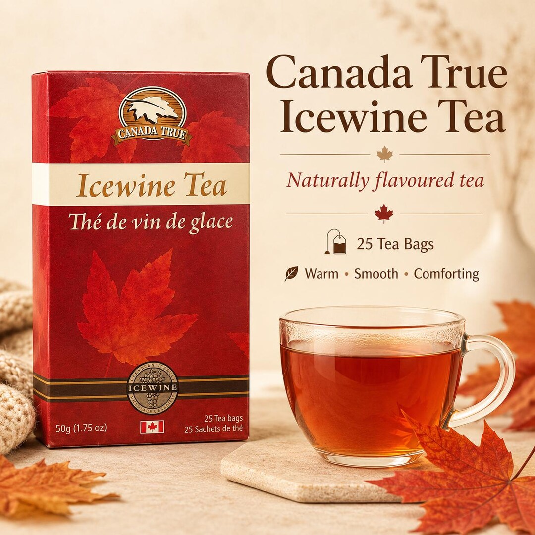 Canada Premium Ceylon Icewine Tea, 25 Tea Bags, 50g | Canadian Souvenir ...
