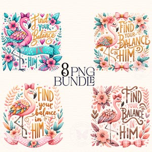 Find Your Balance PNG: Christian Sublimation Design (Digital Download)