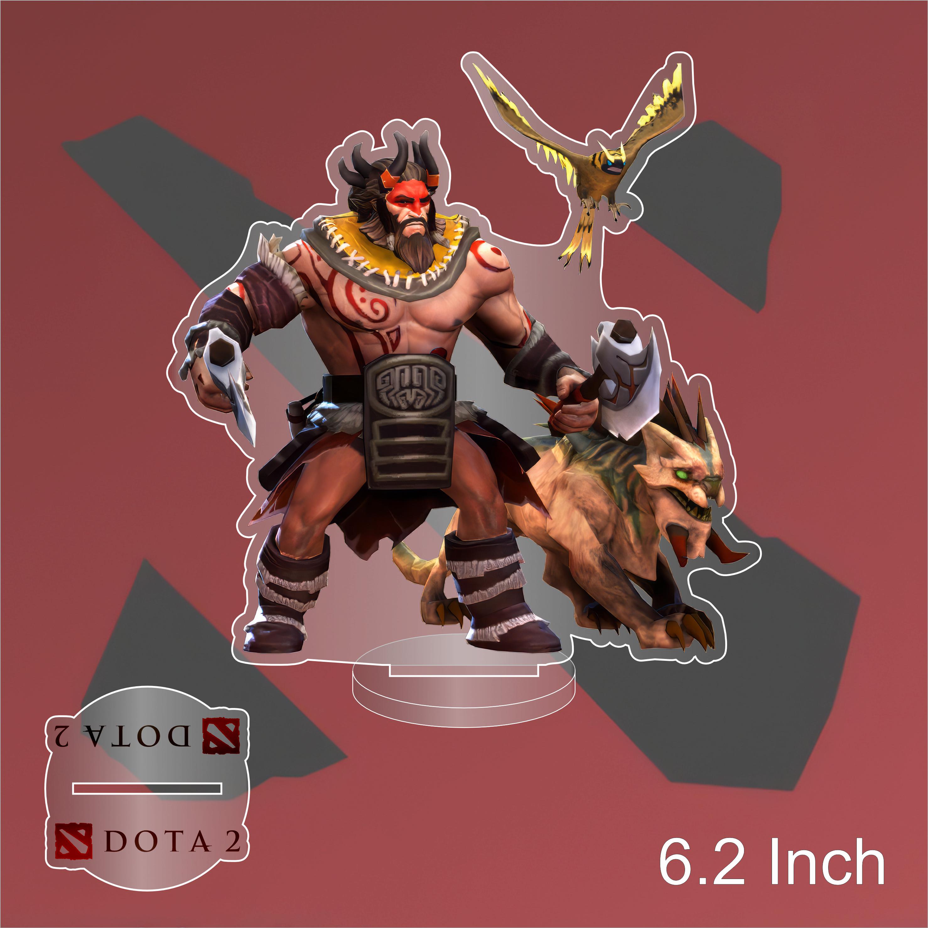 Acrylic Stands Figure Dota 2 - Beastmaster - Etsy
