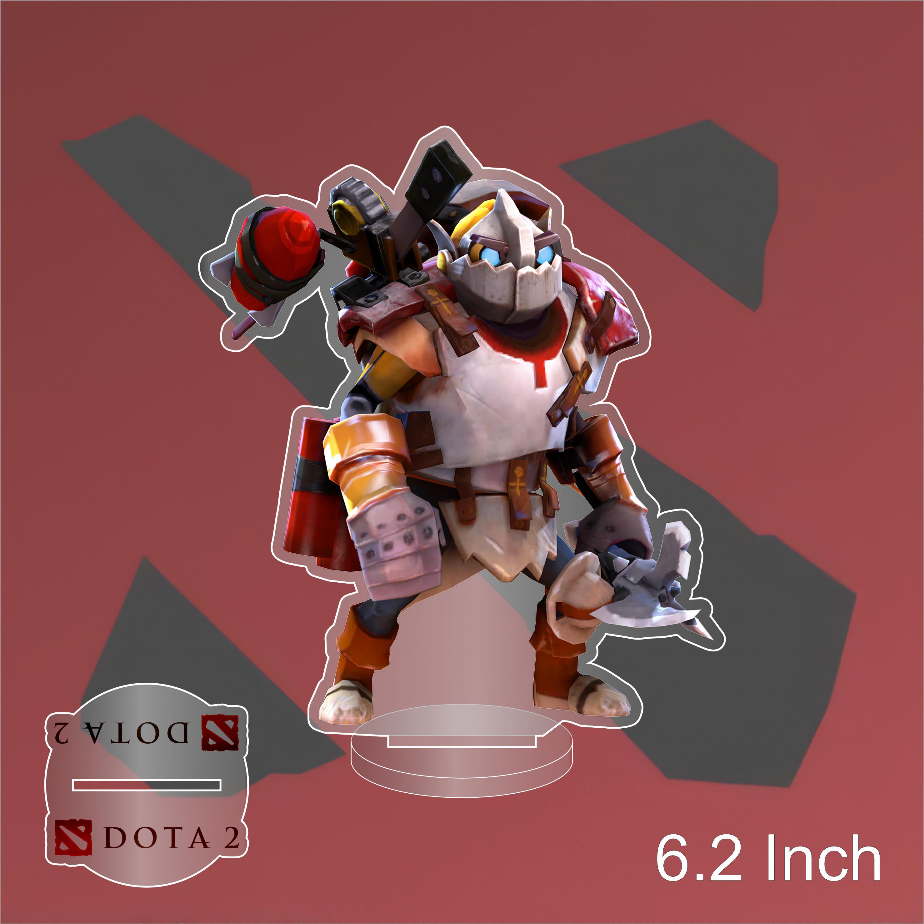 The Monster Roaming Support [Clockwerk] Builds First Item Meteor Hammer |  Dota 2 7.23, image size:2957x2956