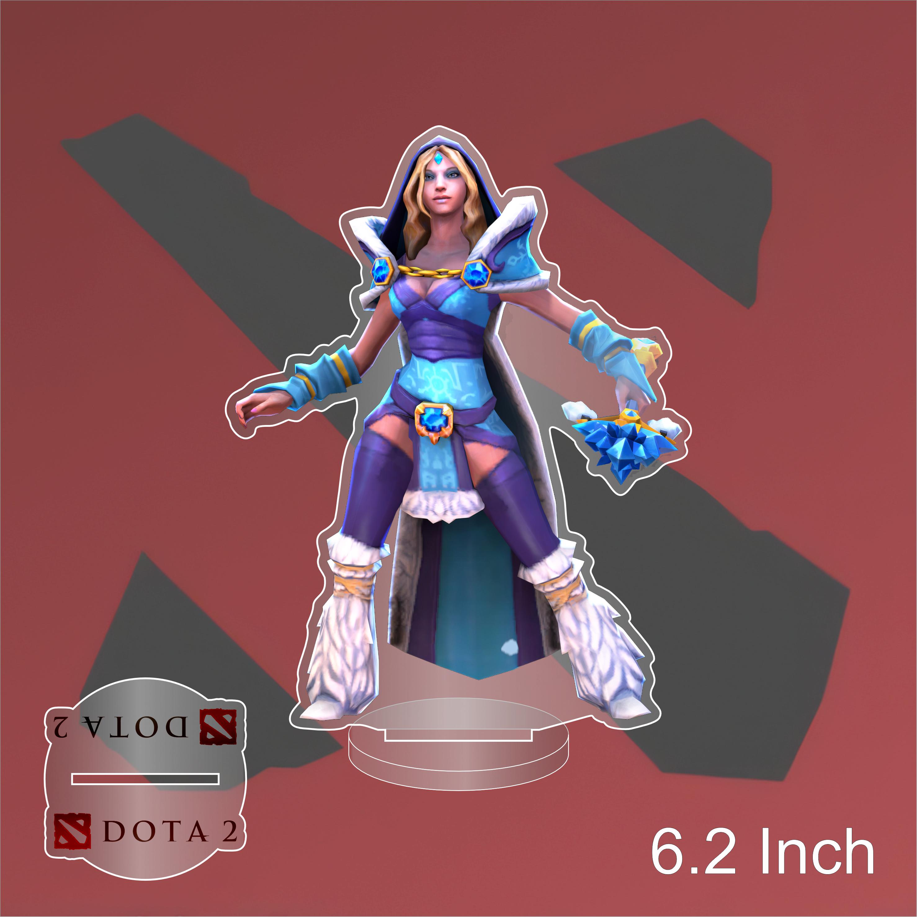 Acrylic Stands Figure Dota 2 - Crystal Maiden - Etsy