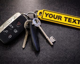 Custom Number Plate Keyring | Personalised UK Reg Keychain | Car Enthusiast Gift