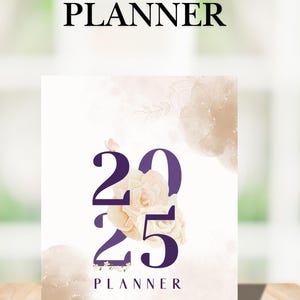 2025 Printable Calendar Planner | Minimal Monthly Planner with To-Do & Notes | A4 / US Letter PDF Instant Download