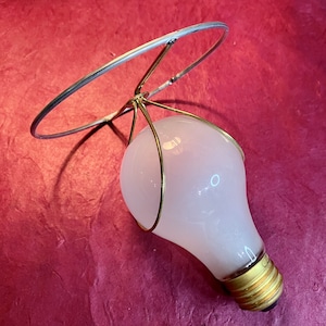4" Clip Top Lampshade Hardware, Edison Clip On Hardware