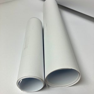 White Onionskin Lampshade Styrene in 1/2 Yard and 1/4 Yard Strips