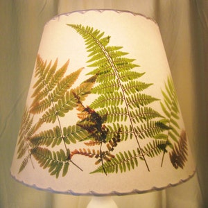 Pressed Fern Botanical Lampshade