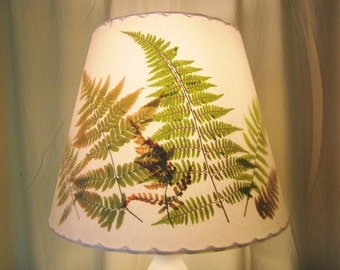 Pressed Fern Botanical Lampshade