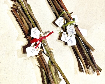 Beltane Wood Bundle, 2 Choices Sacred Wood Sticks for Ritual Fire