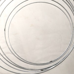 Lamp Shade Bottom Rings, Wire Circles 16" to 18"