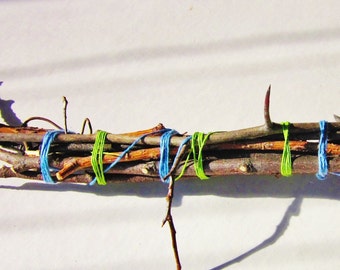 Beltane Wood Bundle, 10 Sacred Wood Sticks for Ritual Fire