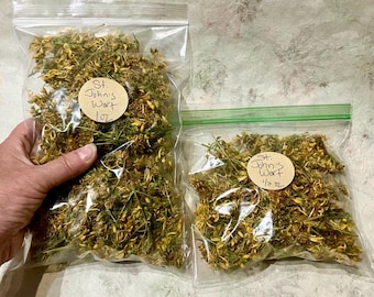 Dried St. John&#39;s Wort, July 2025 Harvest