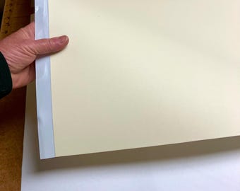Cream Vellum Lampshade Material, Non-Adhesive Styrene for DIY Lamp Shades
