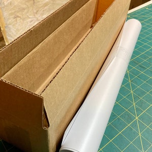 Lampshade Styrene, 1/4 Yard to 1/2 Yard Pressure Sensitive Styrene, Lampshade Material, DIY Lamp Shade Supplies, Made in the USA