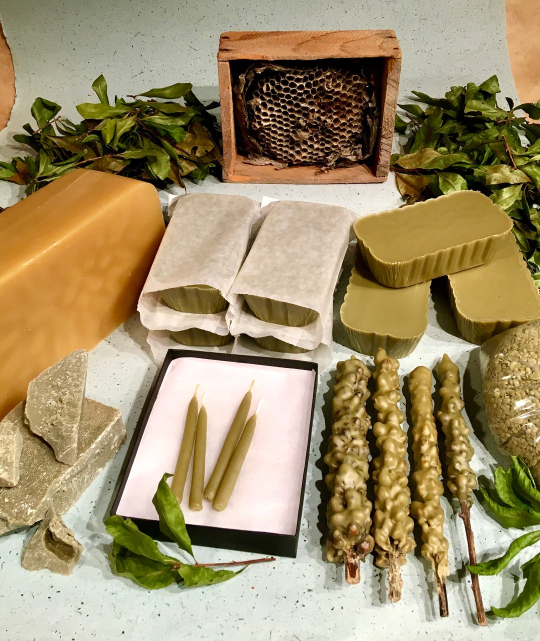 Bayberry Wax, Bayberry Leaves, Vegan Myrica Wax Etsy