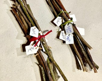 Beltane Wood Bundle, 2 Choices Sacred Wood Sticks for Ritual Fire