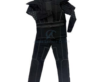 Custom Black Flight Suit: Bounty Hunter Cosplay Costume