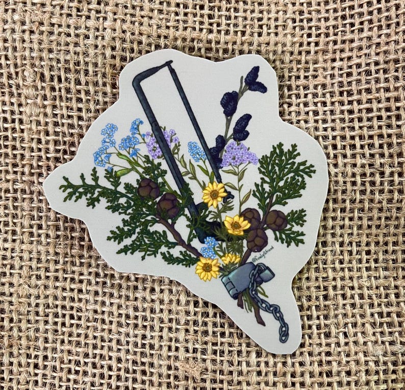 Saw: the Chained Sticker - Etsy