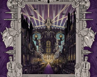 Impressions d'art d'album en métal Ghoul Band