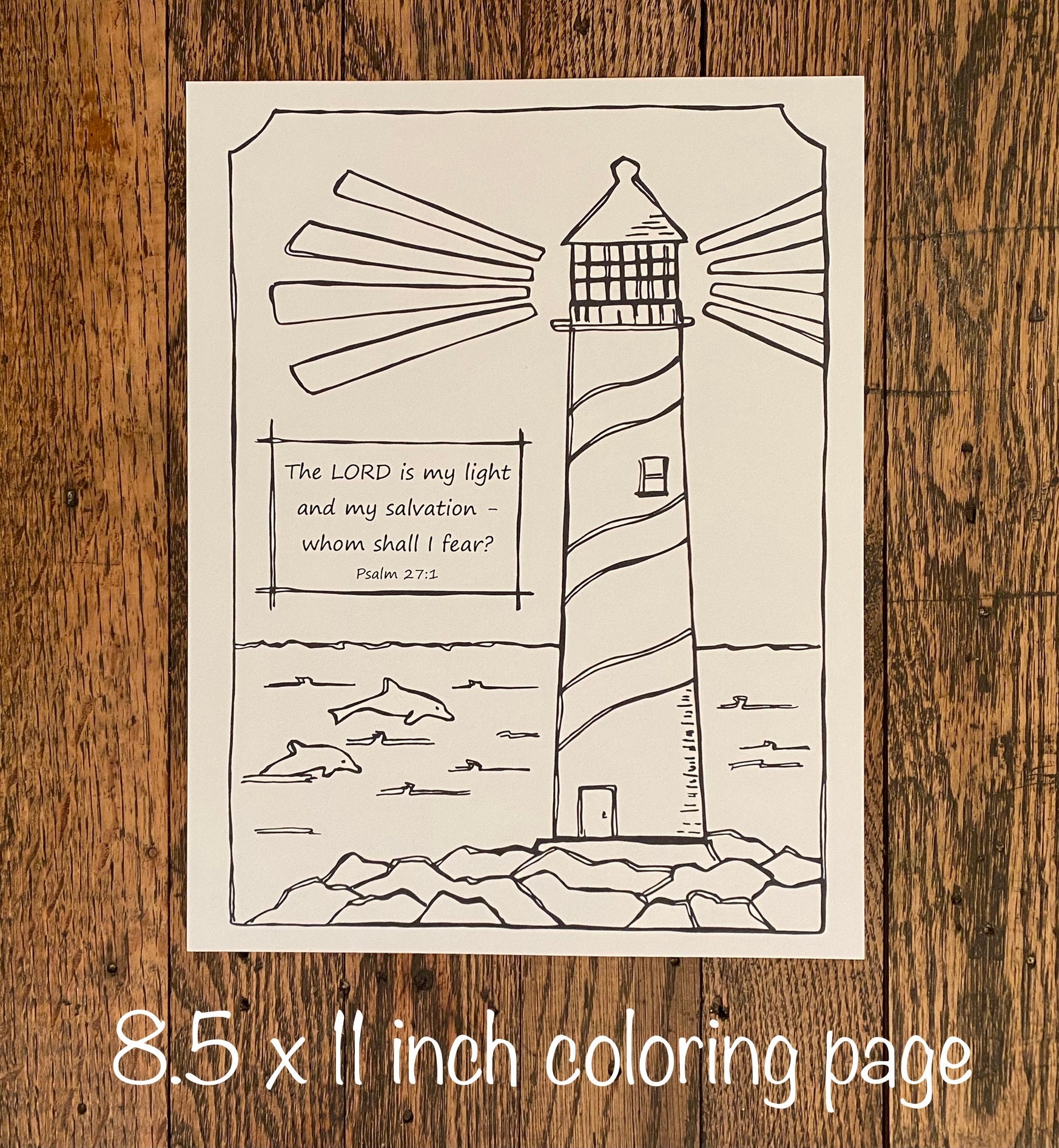 Set Of 2 Bible Verse Bookmarks: Psalm 27 & 91 | Cheerfully Given