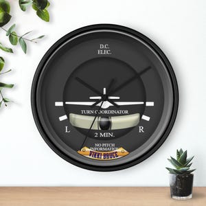 Aviation Instrument Wall Clock, Airplane Dial, Christmas Gift