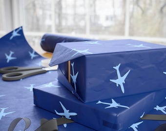 Aviation Wrapping Papers, Airplane Gift Wrap Roll, Pilot Gift