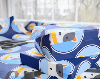 Dog Lovers Wrapping Paper - Christmas Gift Wrap, Pet-Themed Gift Wrap
