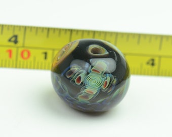 Lampwork borosilicate bead