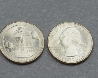 Saratoga National Historical Park Quarter 2015.British Surrender 1977