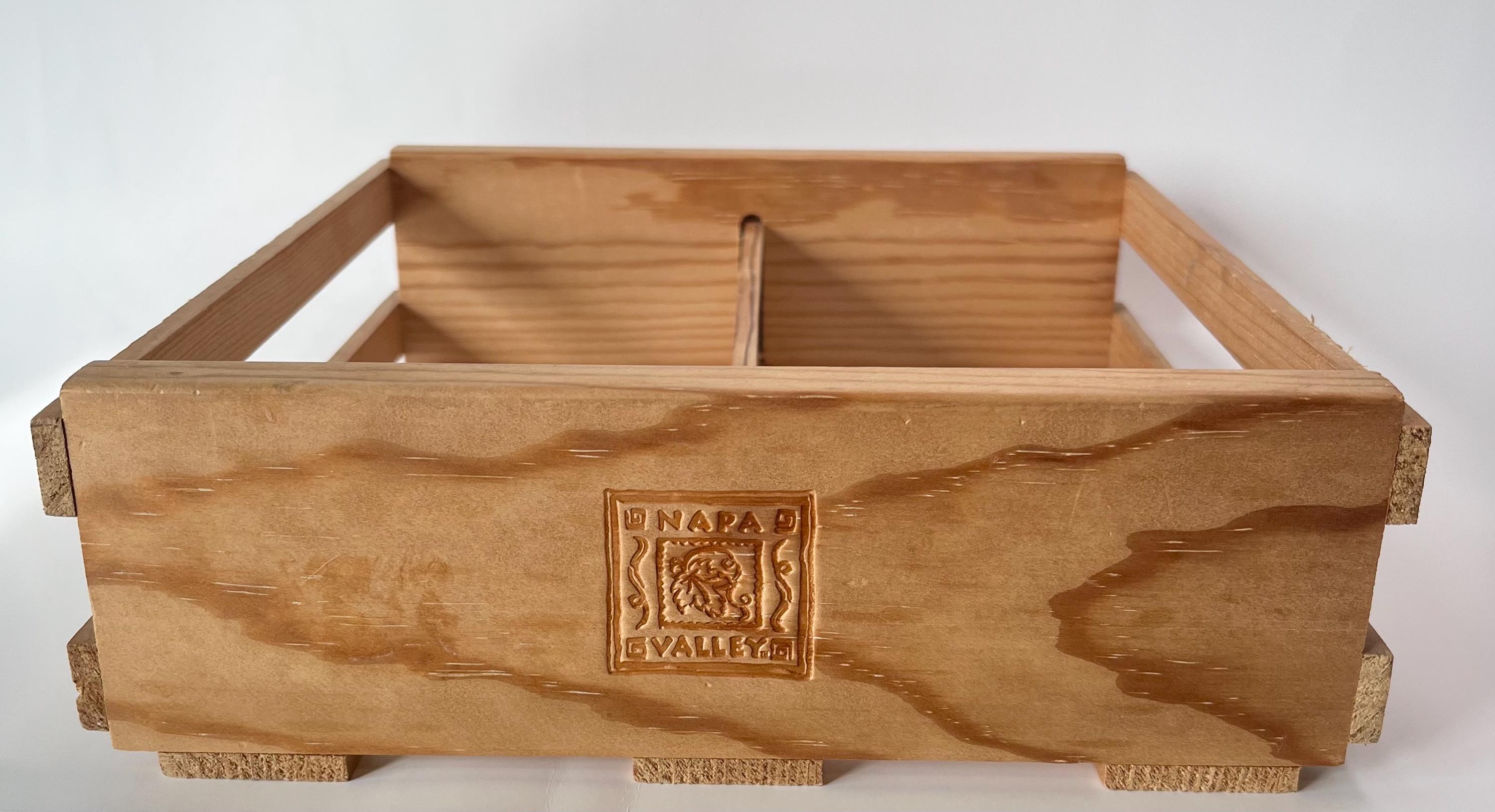 Napa Valley Cassette Wood Crate - Etsy