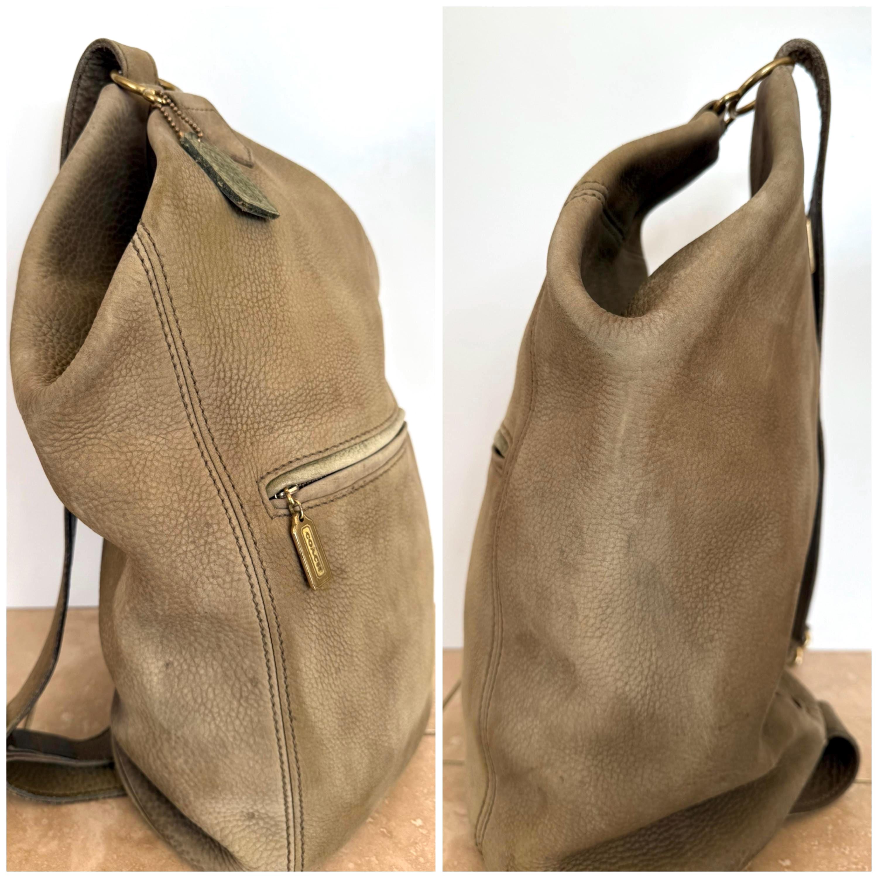 バッグ Vintage Coach Duffle Sac Sonoma Nubuc Vintage Coach Sonoma Line Nubuc Duffle Sacs (Large, Medium