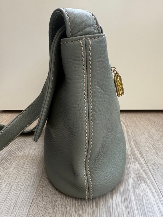 COACH Vintage Sonoma Flap Messenger Bag in Rare Seafoam
