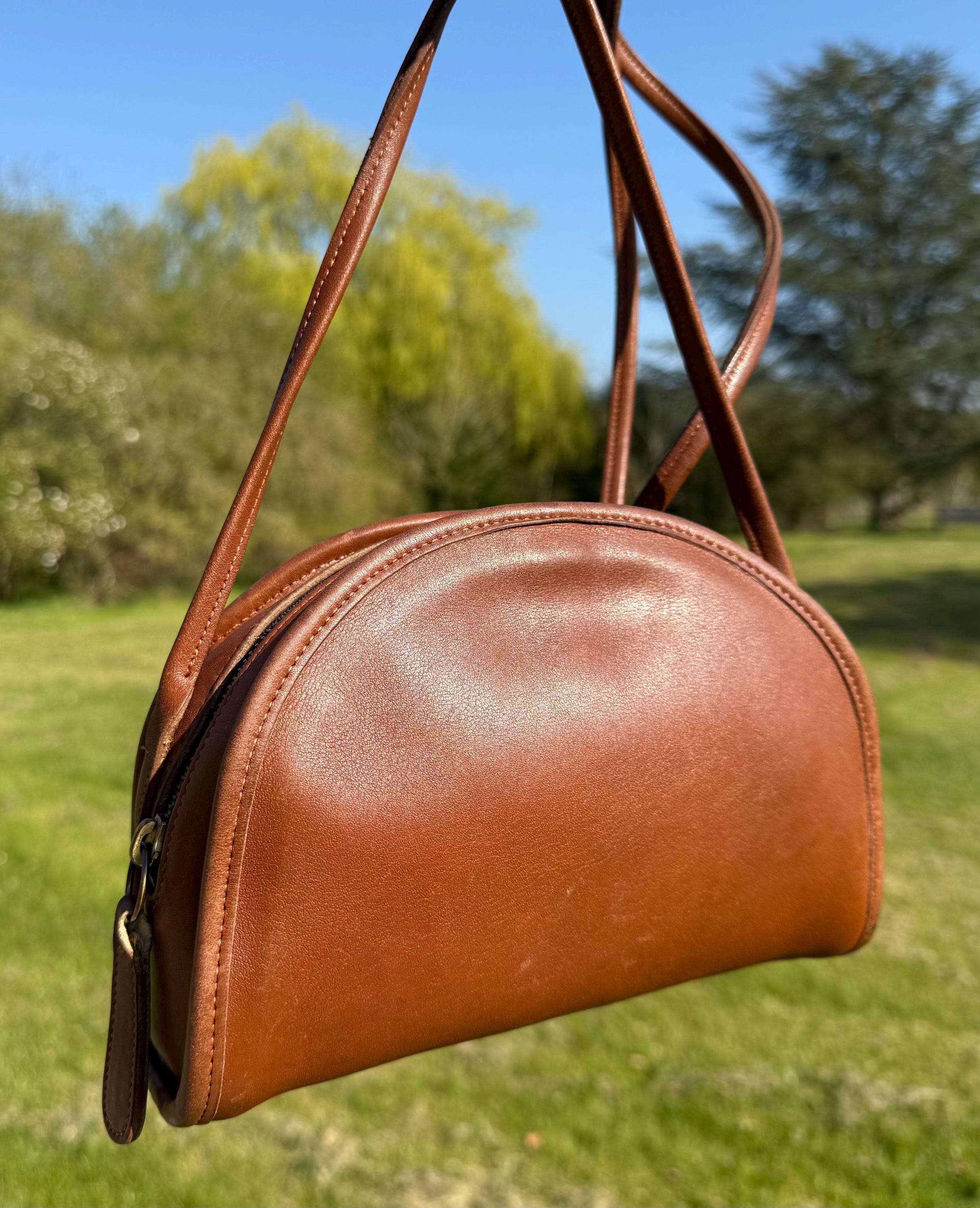 COACH Vintage Kimball Zip Crossbody or Shoulder Bag in British Tan