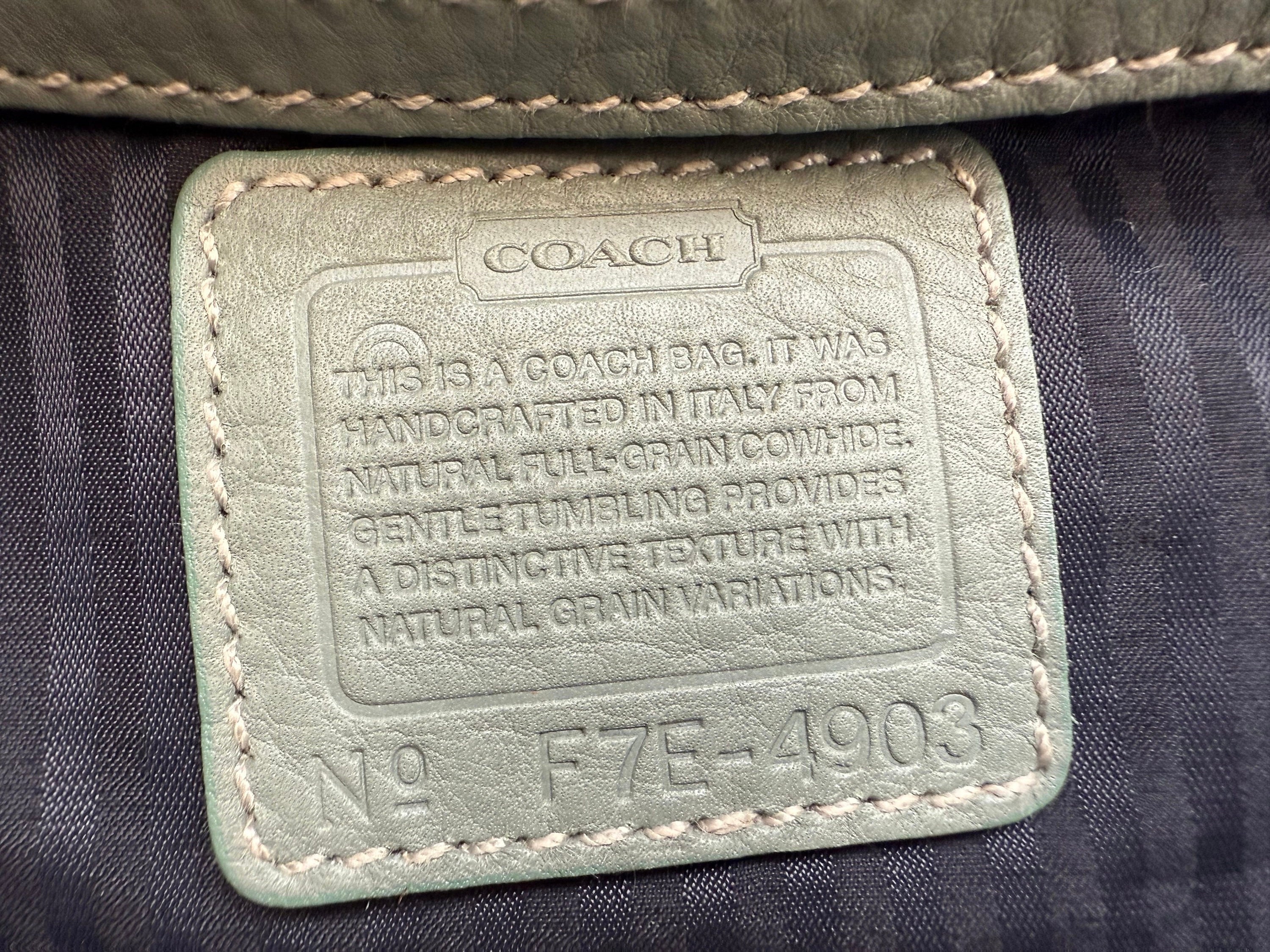 Authentic vintage coach made in Italy Made in Italy coach? : r/VintageCoachRehab main image 3