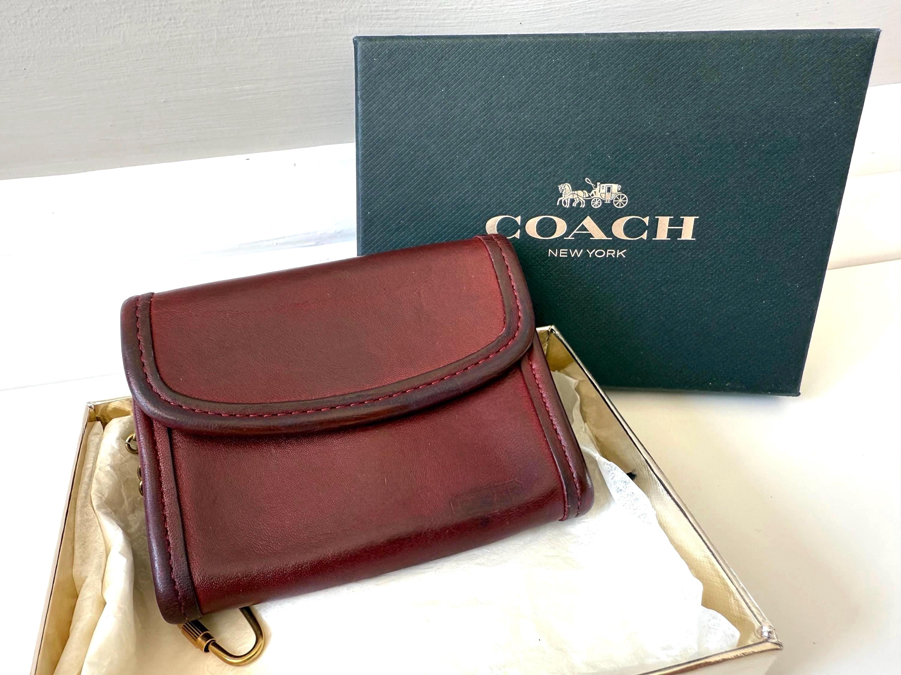 オールドコーチ 財布 OLD COACH 7219 CHAMBLEY NWT Coach Vintage Multi-Function Purse British Tan Leather