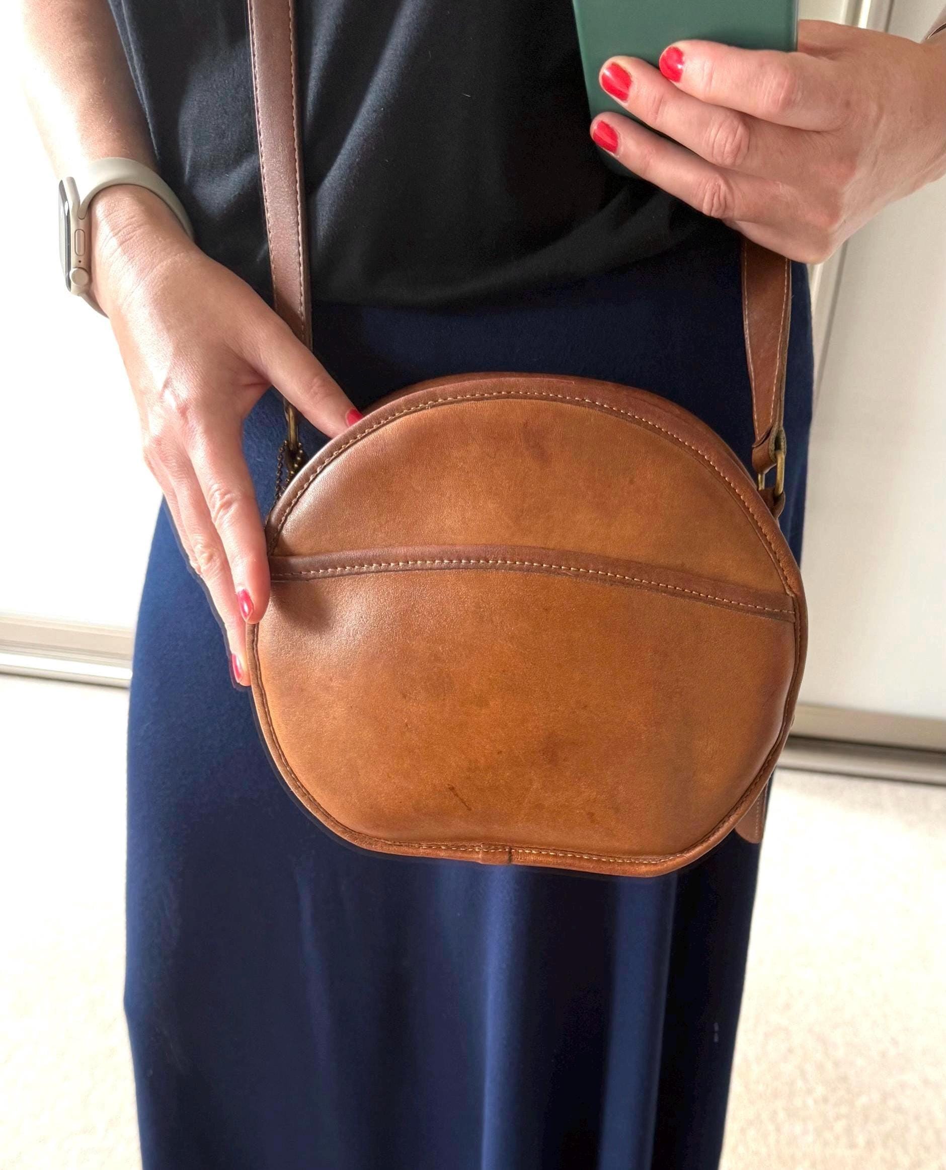 バッグ Vintage Coach Round Chester Shoulder Bag Vintage Coach Round Chester Shoulder Bag #PGE67Q | eBay