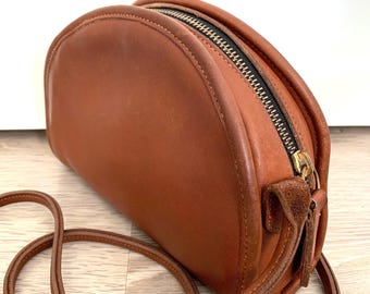 COACH Vintage Kimball Zip Crossbody or Shoulder Bag in British Tan