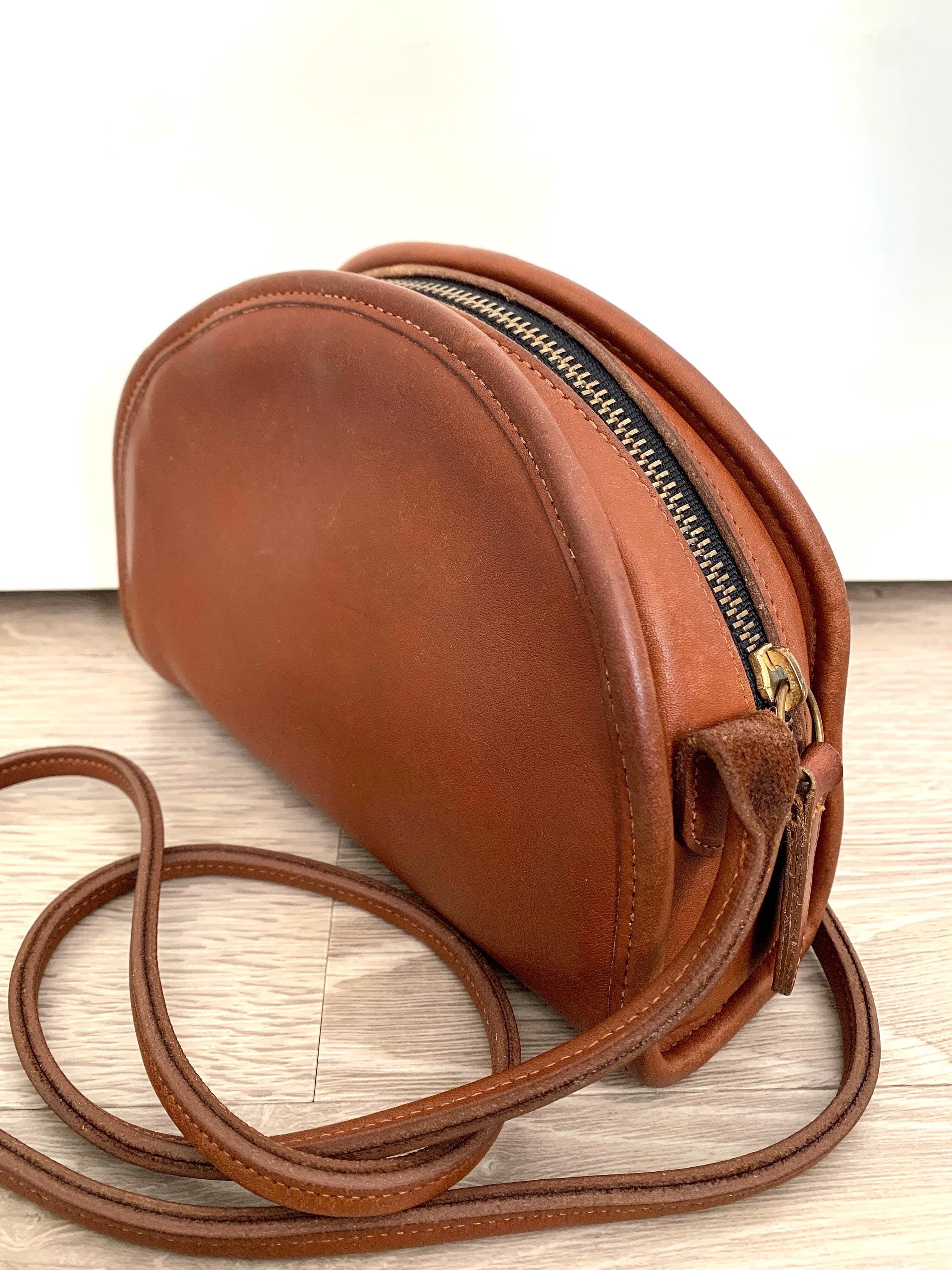 COACH Vintage Kimball Zip Crossbody or Shoulder Bag in British Tan