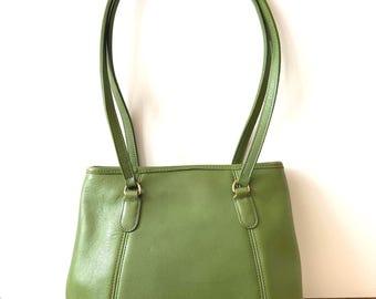Rare Vintage Coach Duffel Bag XL Green Genuine | eBay